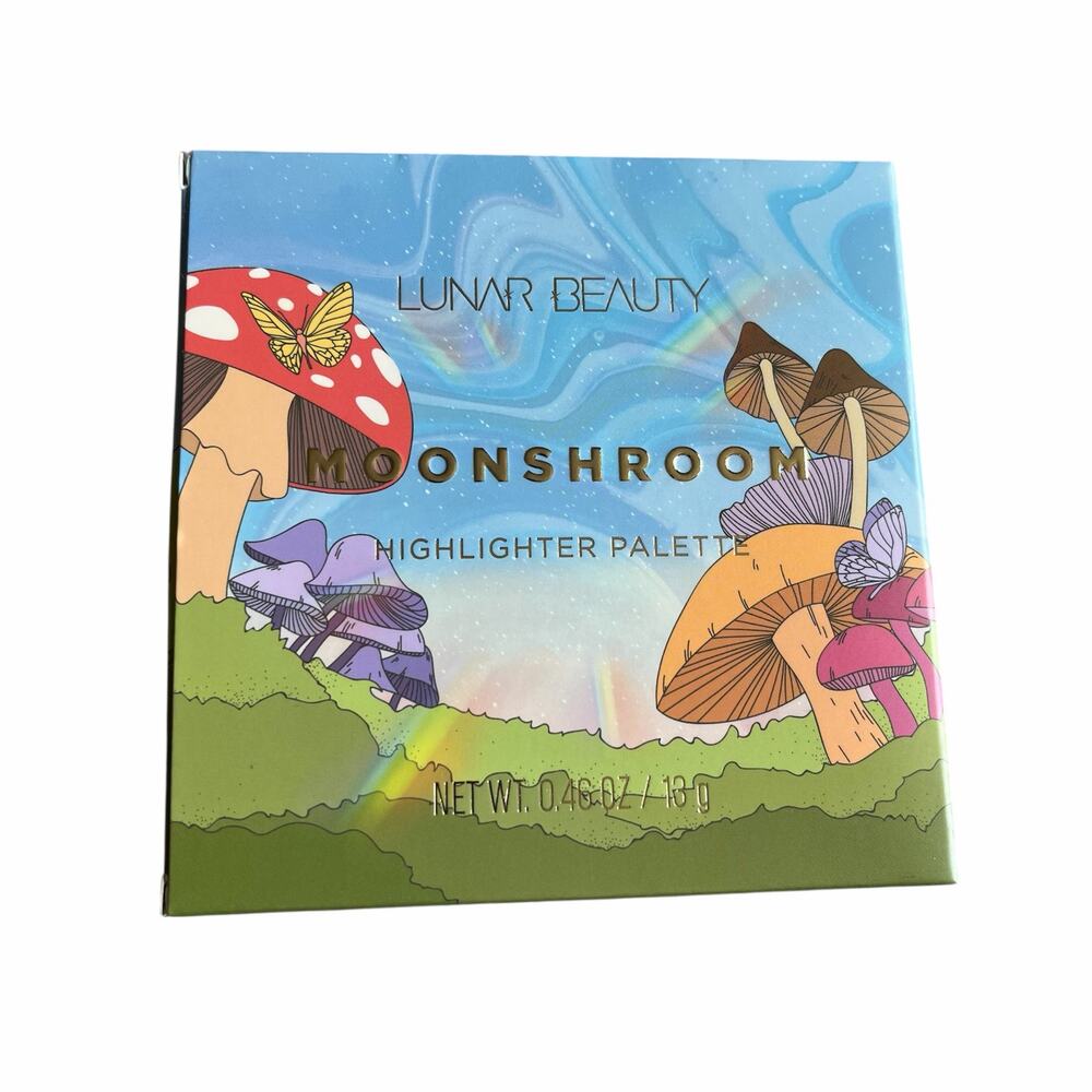 NWT! Lunar Beauty Moonshroom Highlighter Palette